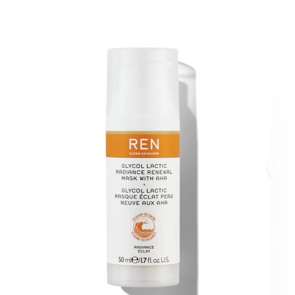 Ren Clean Skincare Glycol Lactic Radiance Renewal Mask 50ml NIB